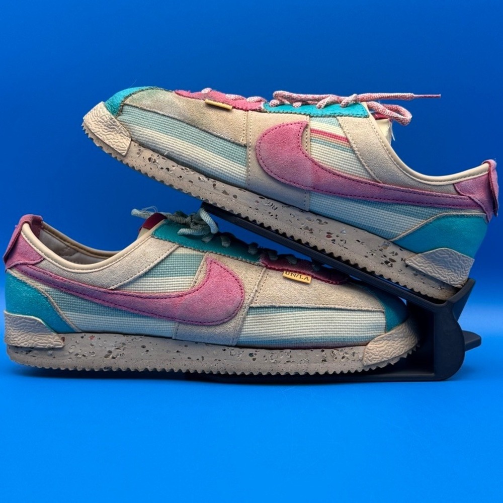 Nike Cortez x Union LA "Sesame" Grain/Pink Clay-Dutch Green‎ DR1413-200 Size 11